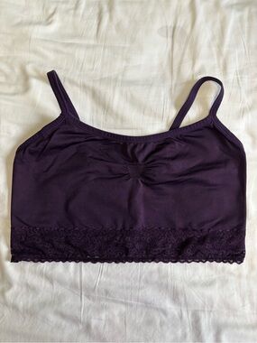 Torrid Plus size lace bralette 2X - Plum colour